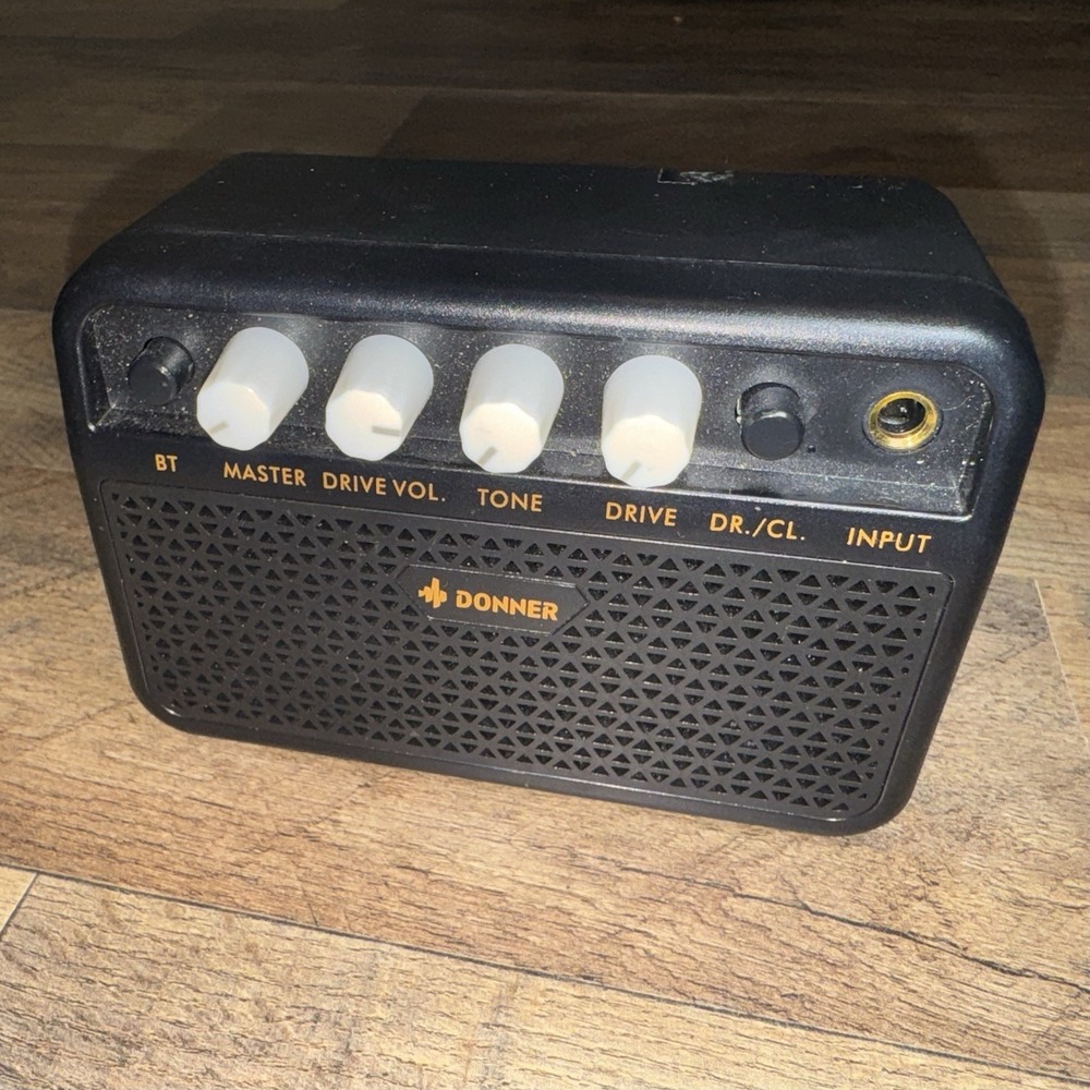 Donner Mini Guitar Amplifier and Bluetooth Speaker Combo (Untested)